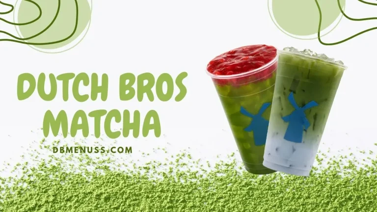 dutch bros matcha