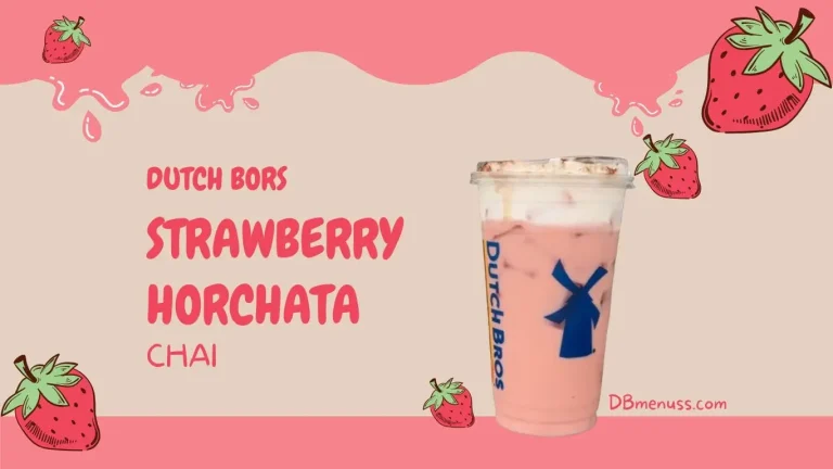 Dutch Bros Strawberry Horchata Chai