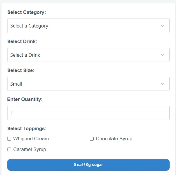 dutch bros nutrition