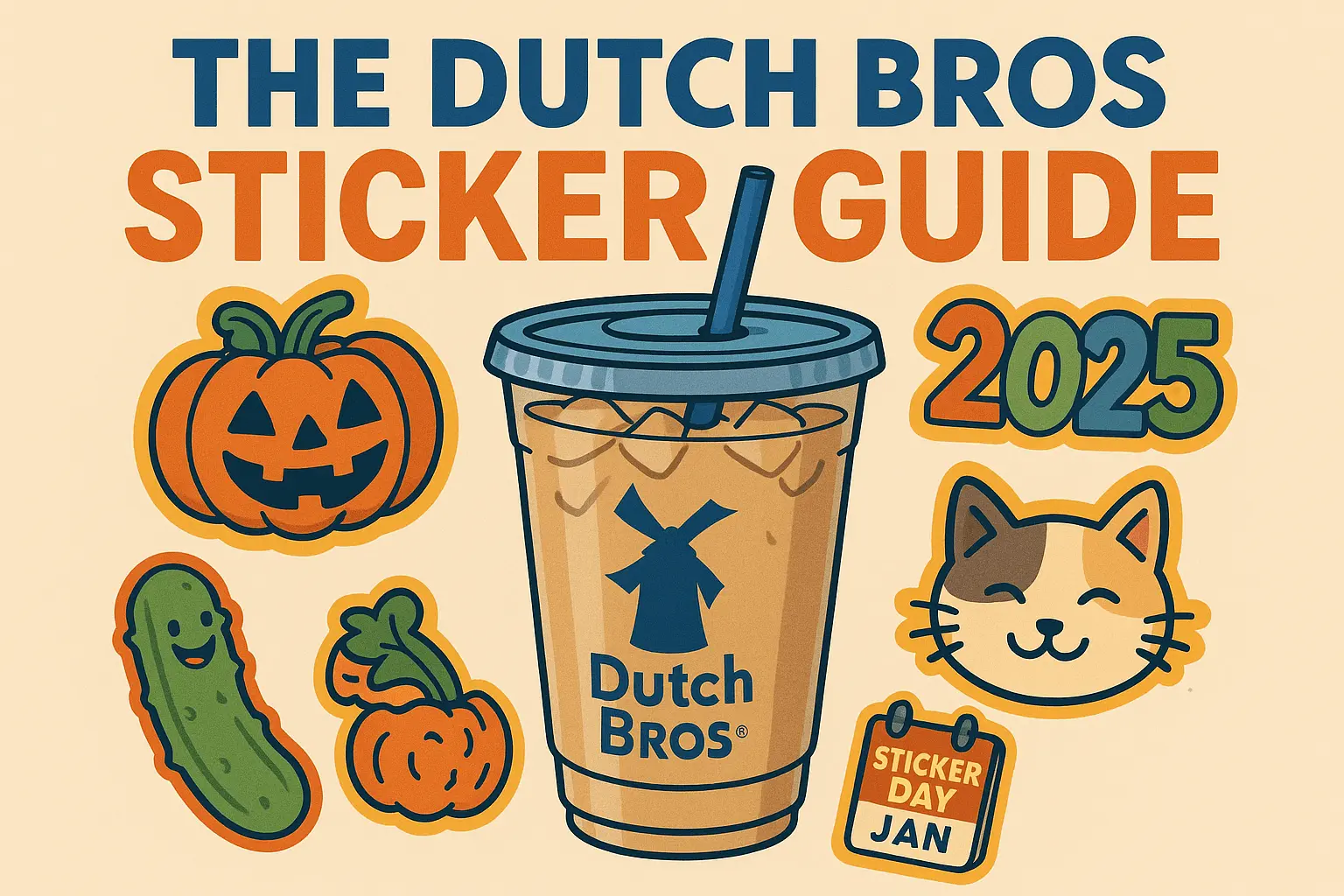 dutch bros stickers