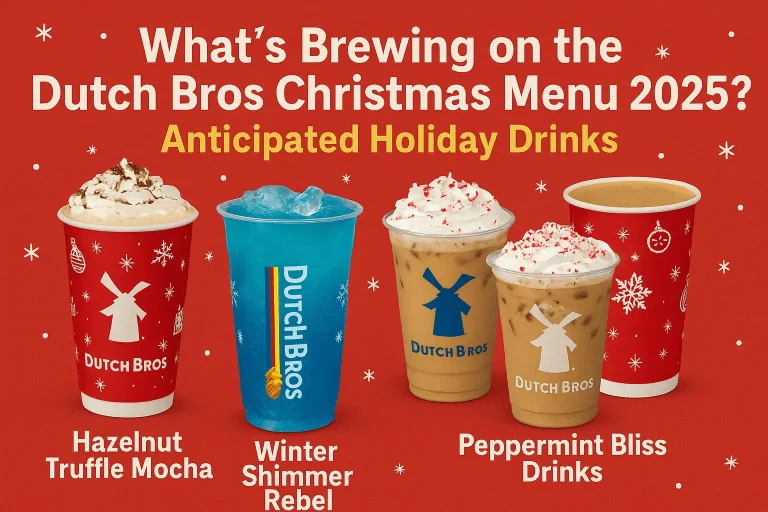Dutch Bros Christmas Menu