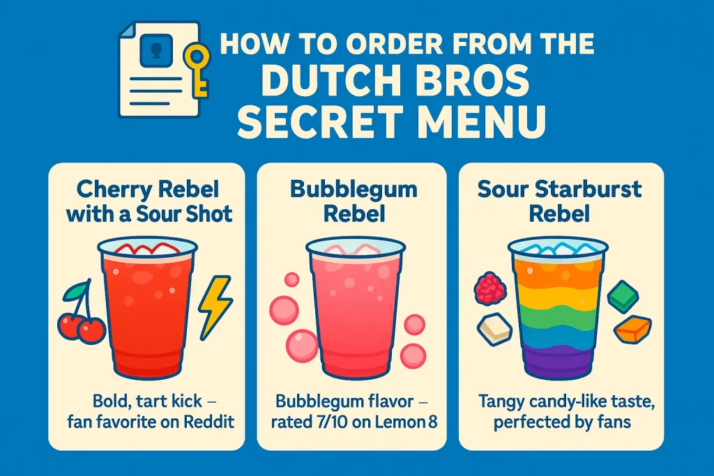 Dutch Bros Rebel Menu prices & Nutrition updated 2025